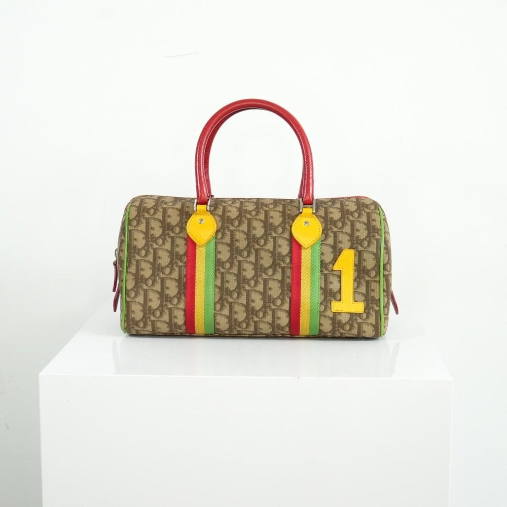 Christian Dior Monogram Rasta Boston Handbag